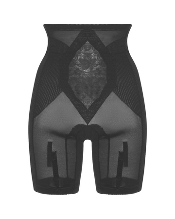 1560 Split Hip High Waisted Panty Girdle with Legs